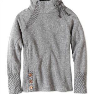 Prana Lucia Sweater, grey, size medium